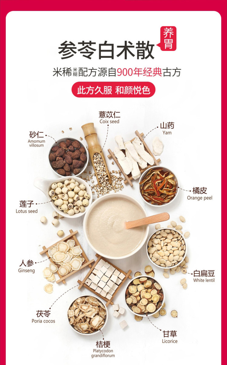 江中食疗 元气米稀450g 独立小包30袋 图2