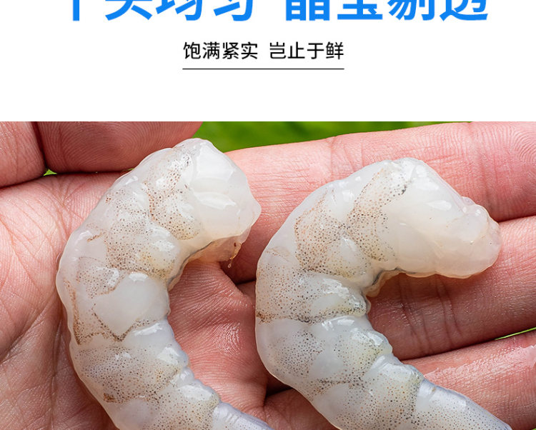 名扬湖海 去线大号虾仁 500g*2 顺丰冷链 图5