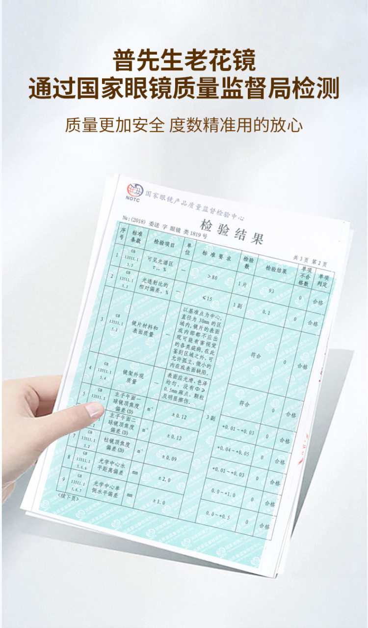 普先生 高清折叠老花镜 图5