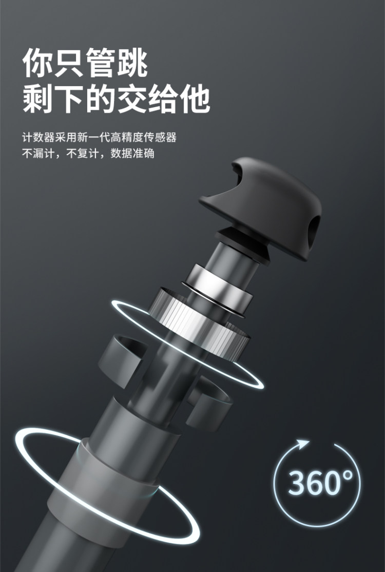 无绳款计数健身减肥运动专业跳绳 图4