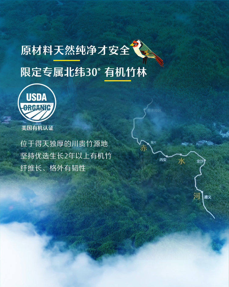 竹态 4层加厚抽纸巾70抽24包 图5