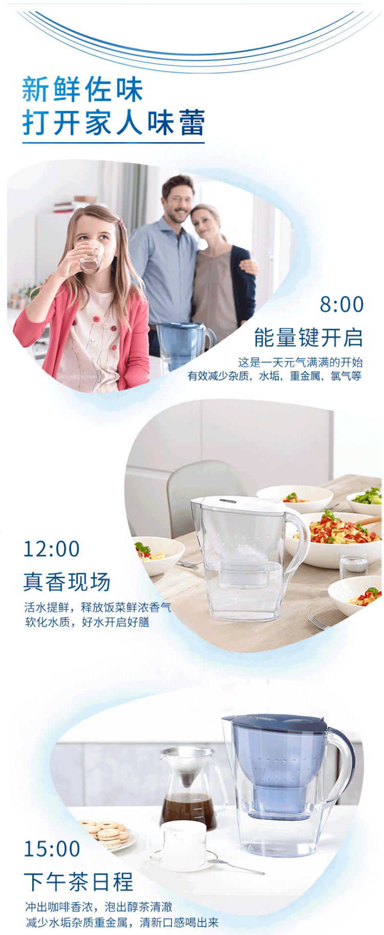 碧然德 海洋系列 Marella XL 净水壶 3.5L+7个德国原装滤芯 图2