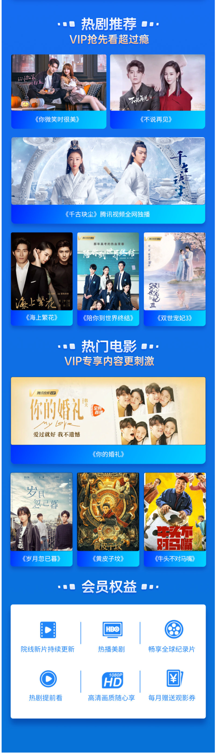 腾讯视频VIP会员年卡 手机+电脑 不含TV 图3