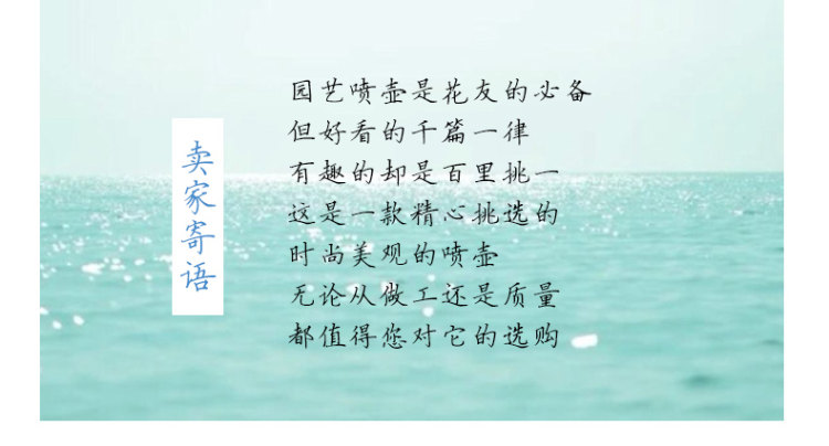 南叶 加厚小型手动气压式喷壶 2L 图8