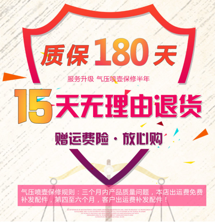 南叶 加厚小型手动气压式喷壶 2L 图2