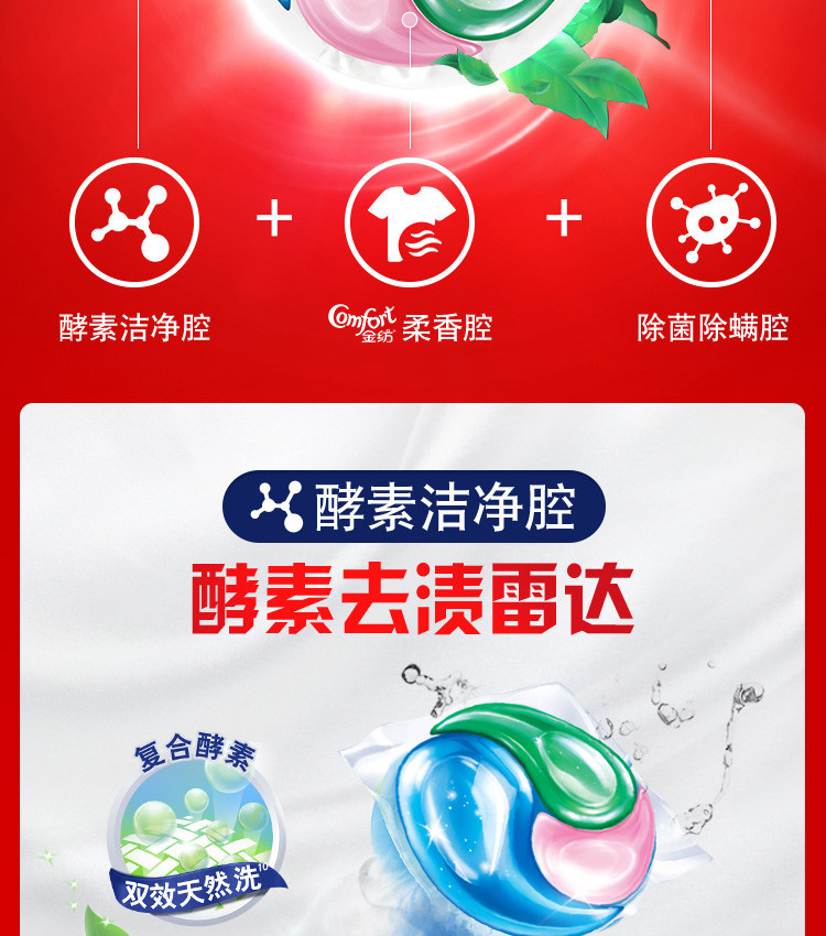 奥妙 桉树三合一洗衣凝珠18颗*4盒 图4