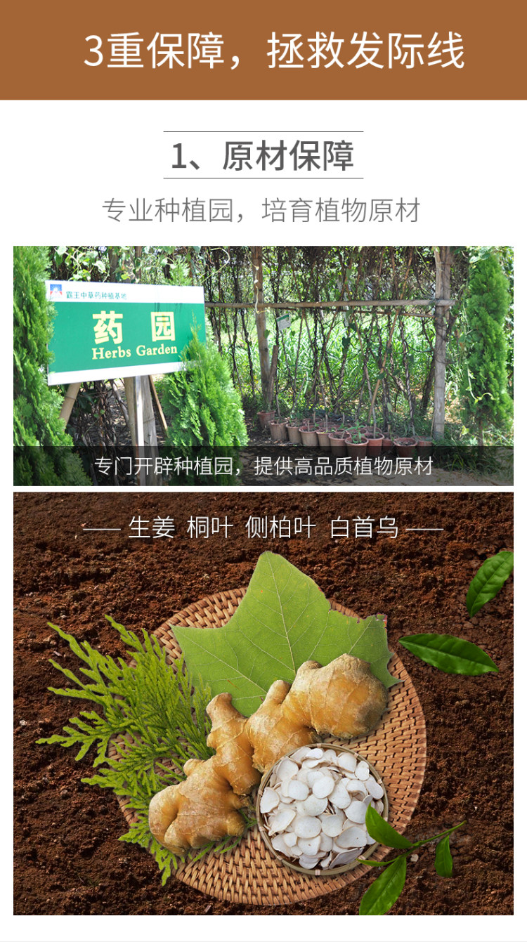 霸王 育发液防脱发增长液60ml 图3