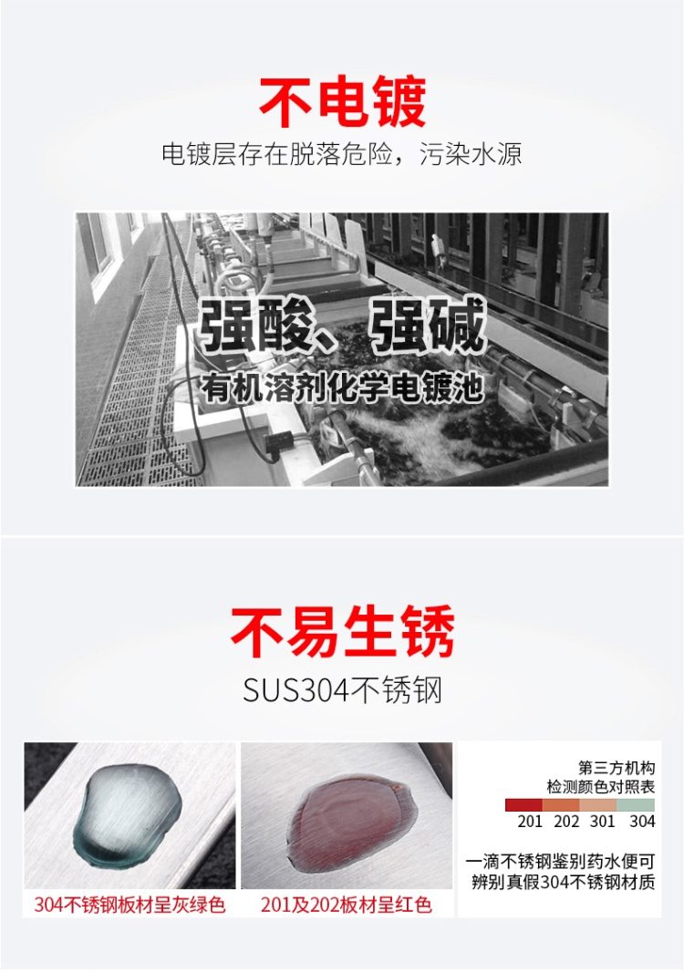 贝威斯卫浴 304不锈钢 拉丝无铅可旋转 厨房冷热水龙头 图15