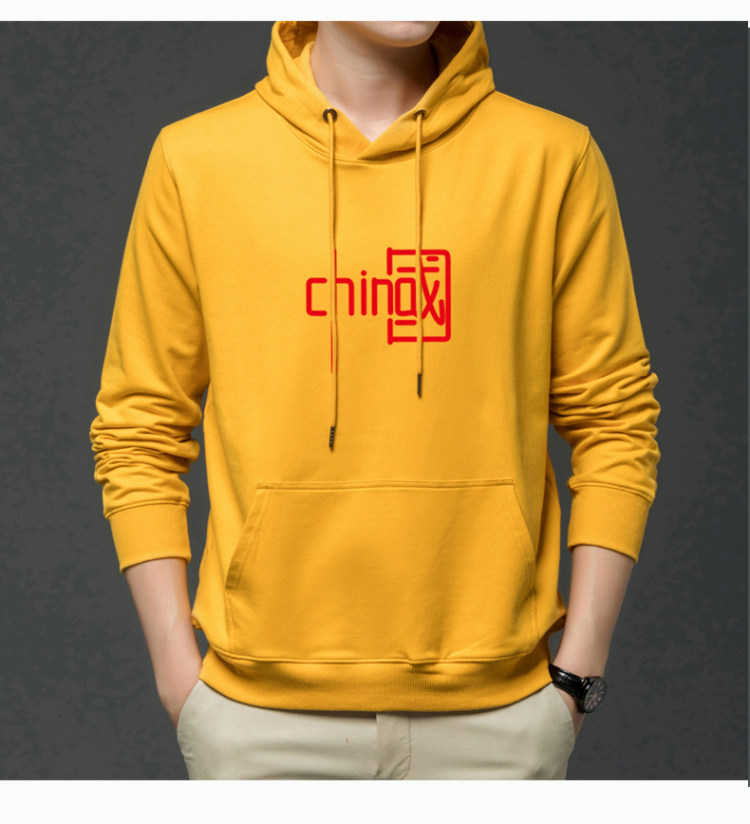 中国潮卫衣男连帽春秋新款 图6
