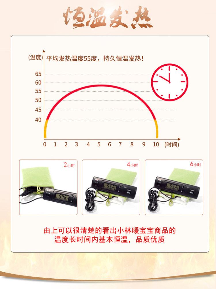 小林日化 自热暖宝宝礼盒装20片 图3