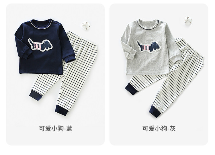 婴比迪 宝宝秋衣套装纯棉两件套 图7