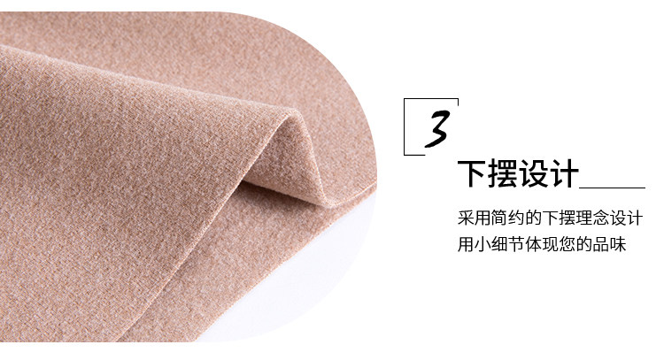 德绒 加绒加厚半高领针织打底衫 图5