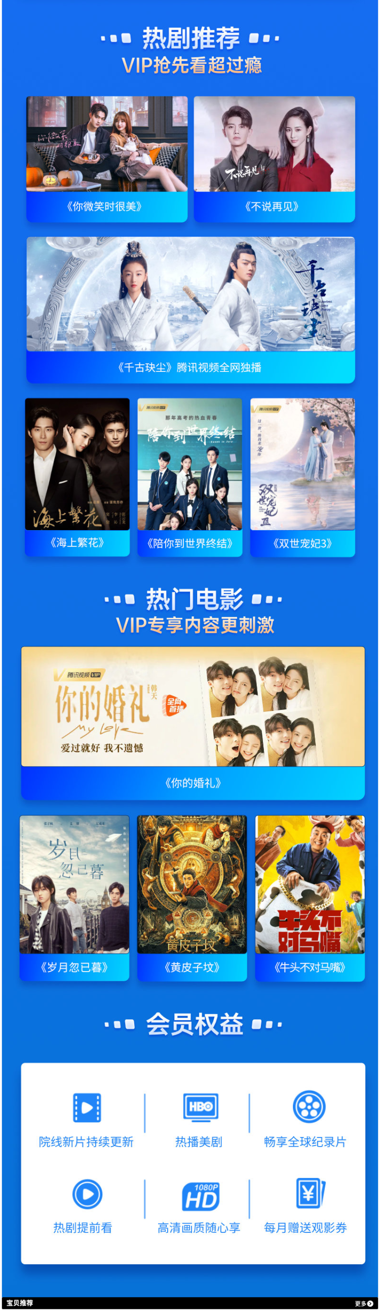 腾讯视频VIP会员 12个月 手机+电脑+平板 图2