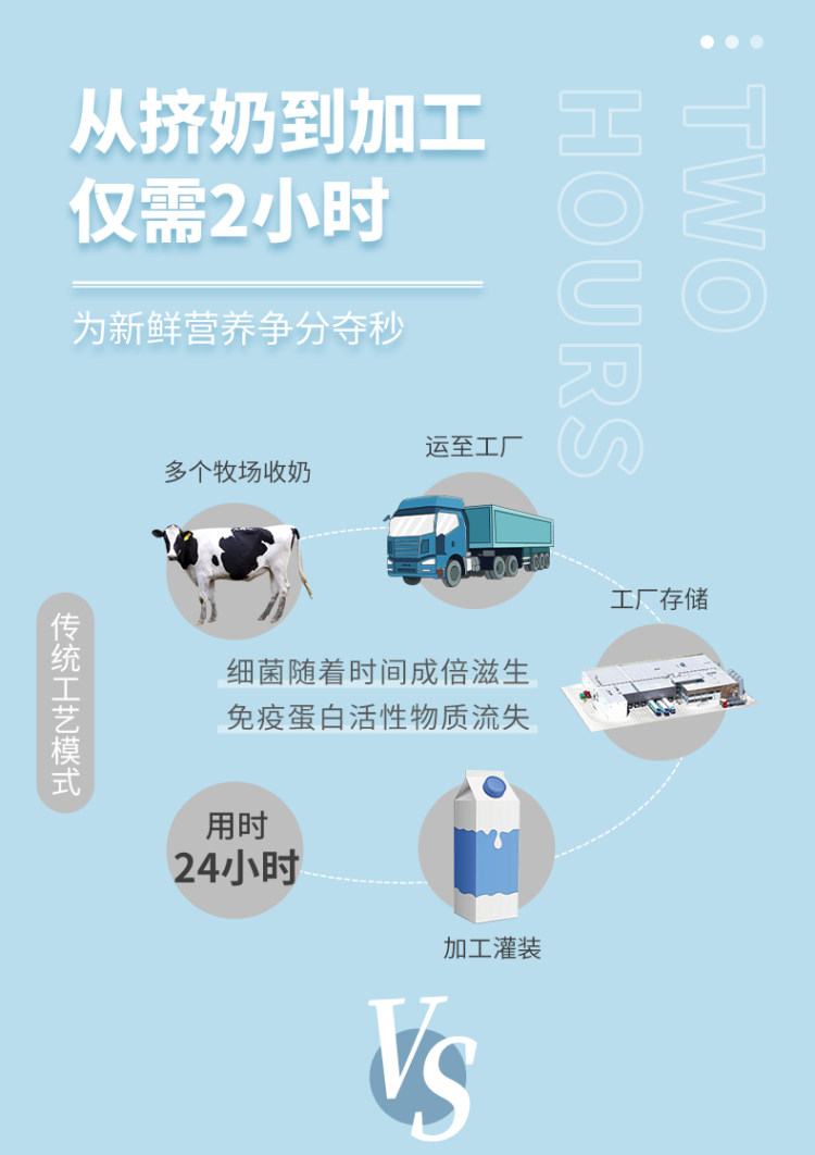 蒙牛 现代牧业 金奖纯牛奶250ml*20盒 图3