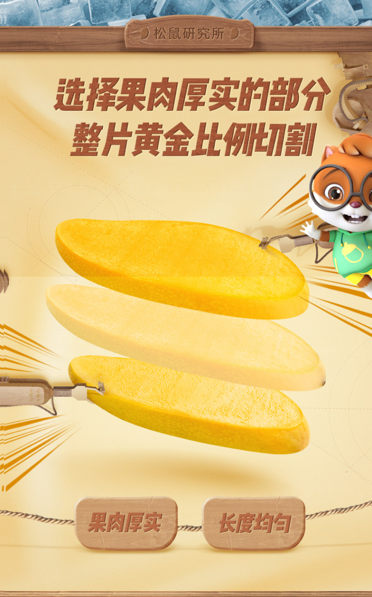 三只松鼠 116*3袋芒果干果脯 图4
