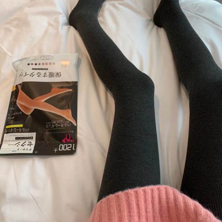 日本羊脂绒保暖显瘦打底裤 2条 图8