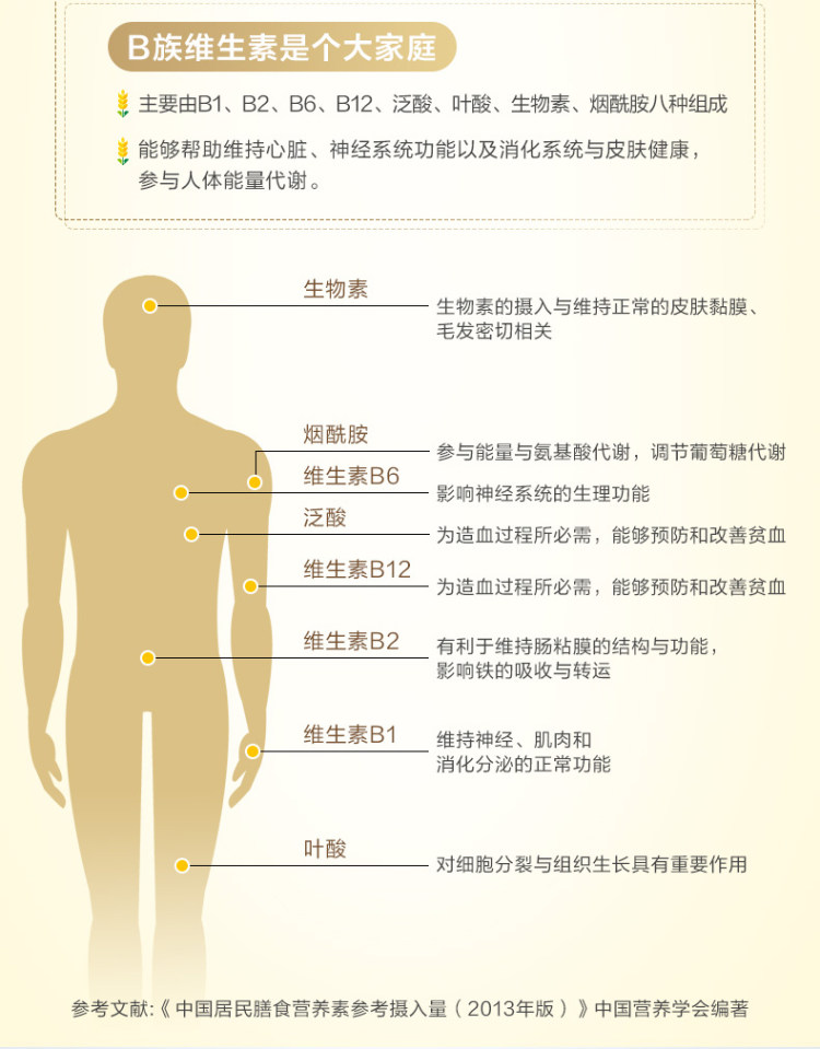 养生堂 高含量vb 维生素b族片 60片 图4