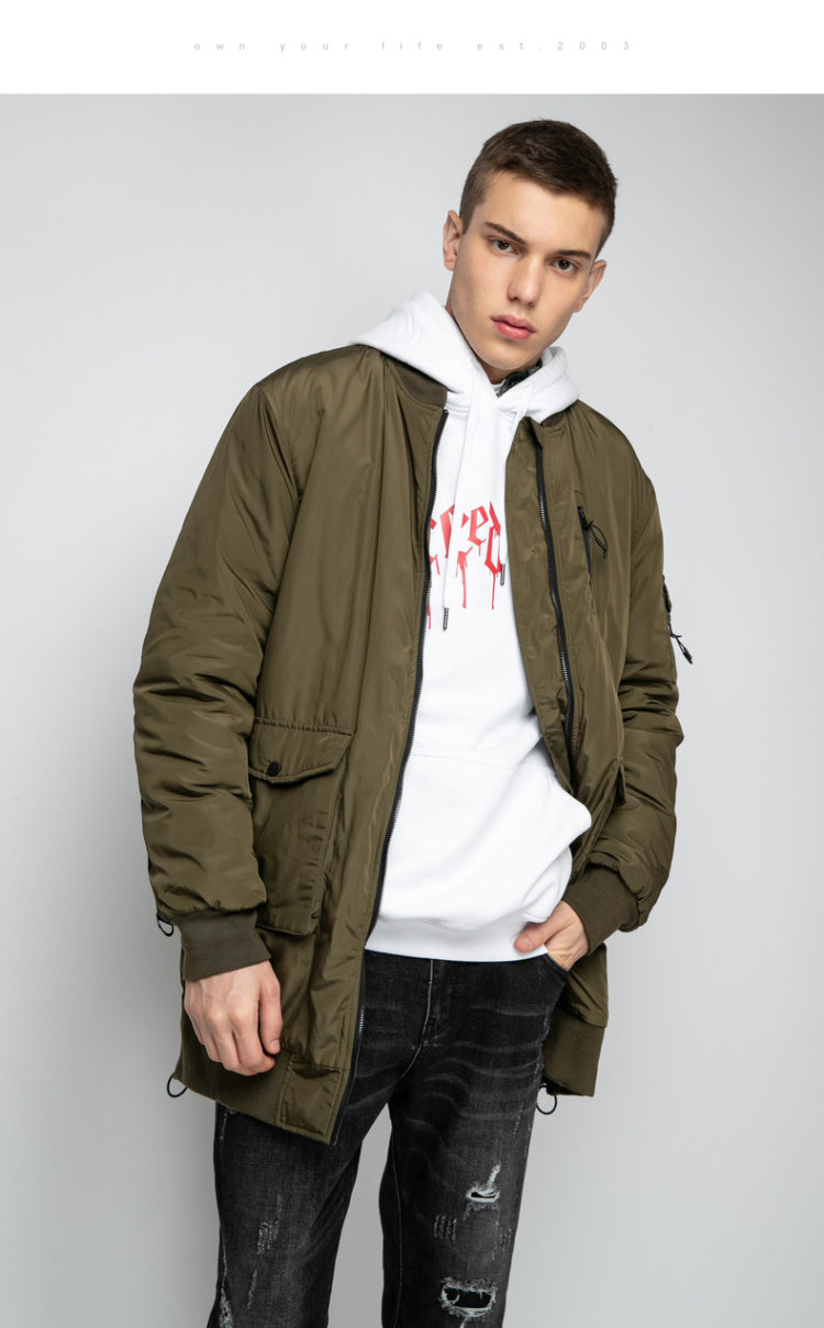 KAMA 卡玛 冬季保暖加厚棉服男 图4