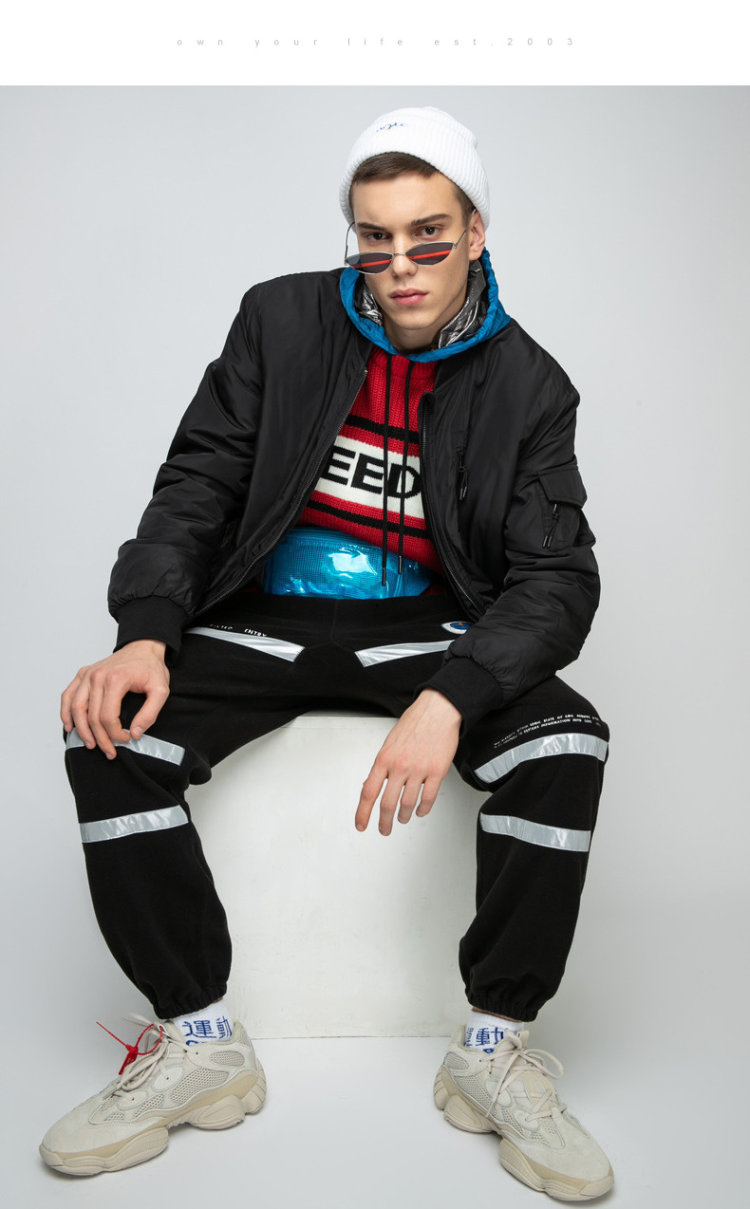 KAMA 卡玛 冬季保暖加厚棉服男 图5