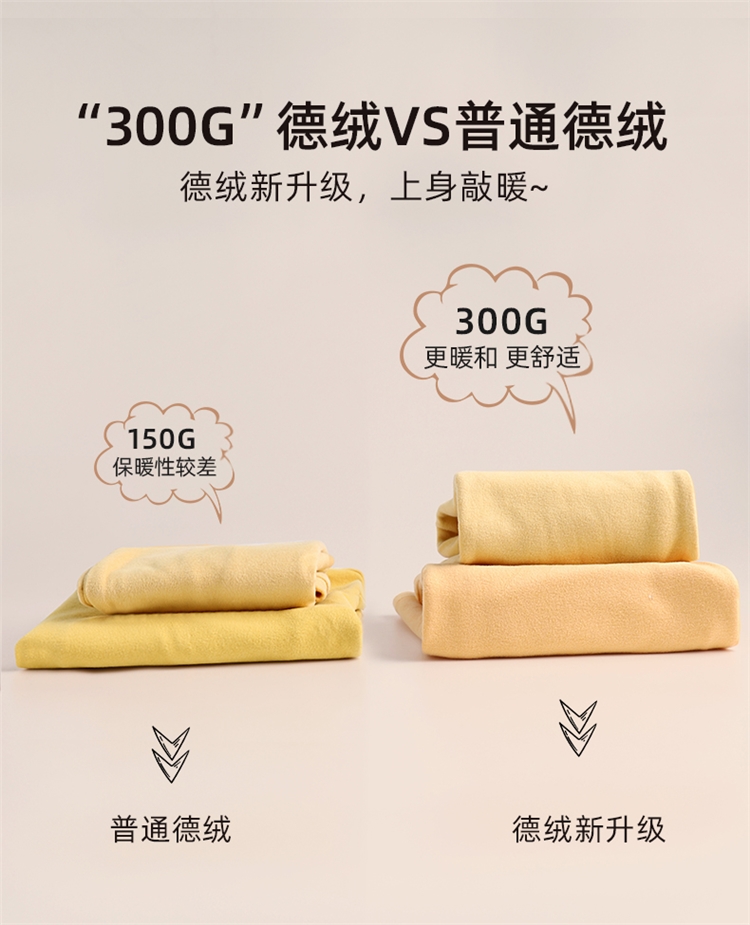 小猪班纳 A类 男女童秋冬款半高领德绒打底衫 图4