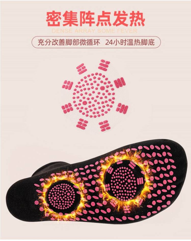 日本 自发热暖保健袜 3双 图2