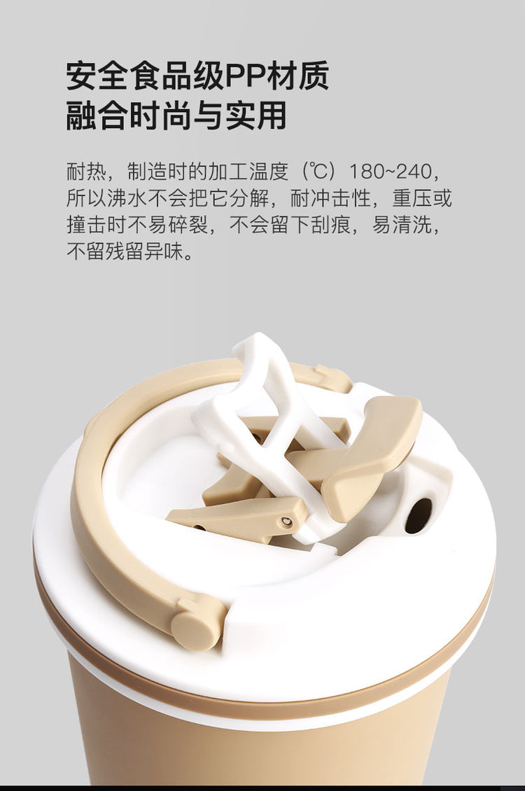 Glasslock 双真空保温 随行咖啡杯 图8