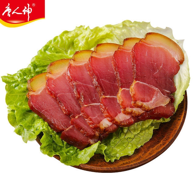 湖南特产 唐人神 湘西风味烟熏腊肉 200g*2件 上市公司出品 图1