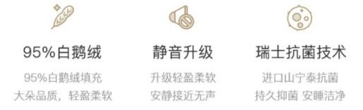 网易严选 95白鹅绒 抗菌羽绒被 图1