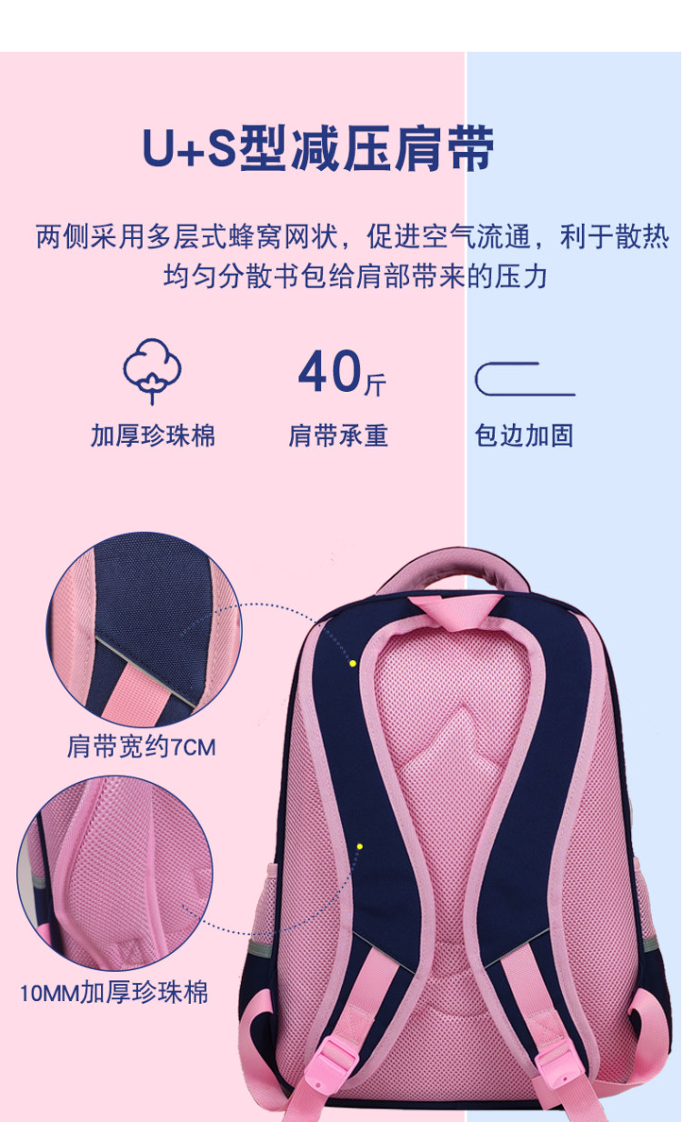 小学生书包儿童双肩包 图7