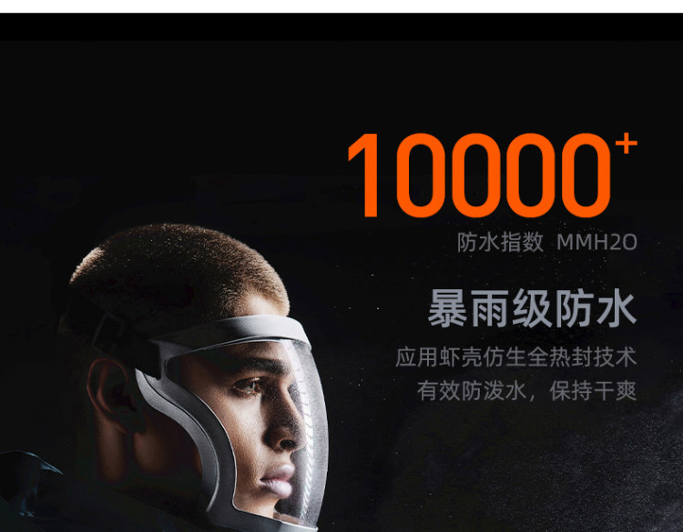 迈途 运动户外三合一冲锋衣加厚款 保温防水 YKK拉链 图10