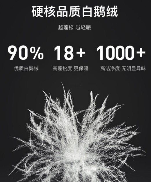 网易严选 女士 狐狸毛领 90白鹅绒羽绒服 图4