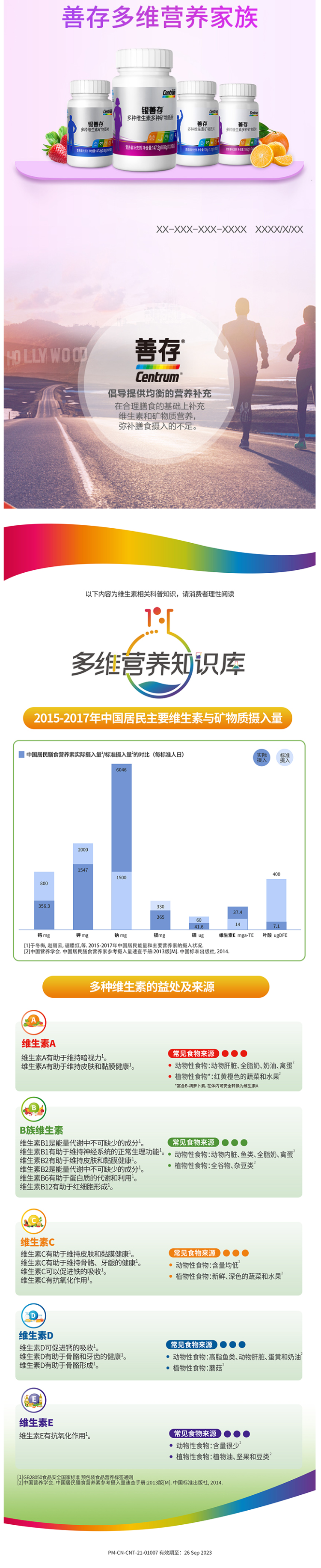 善存银片 中老年女性 复合多种维生素 160粒 图3