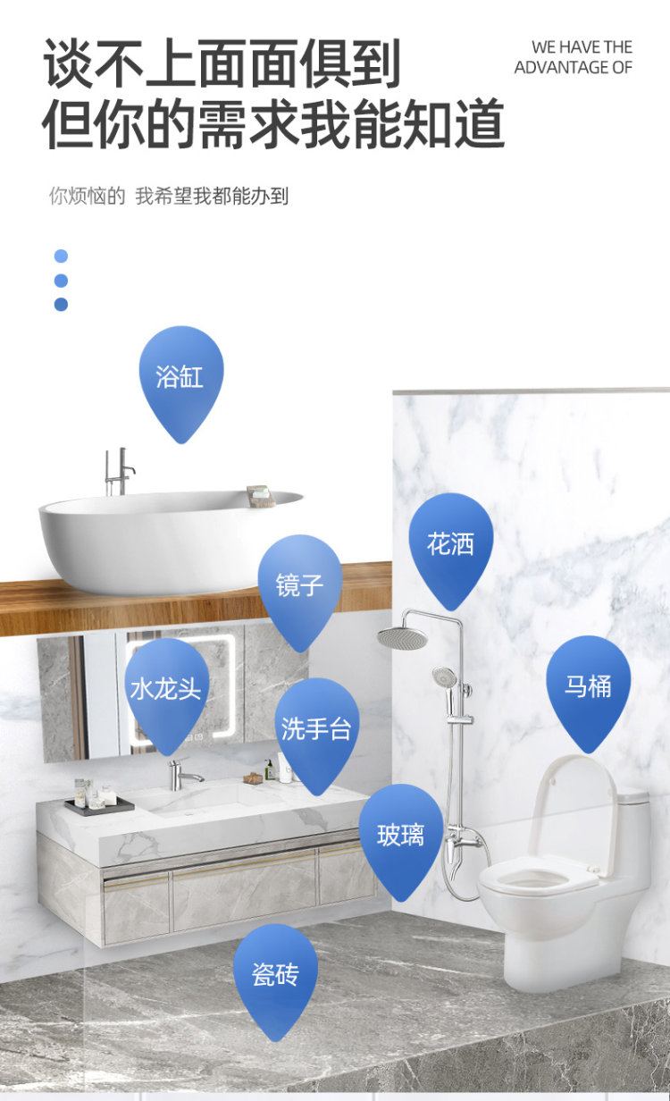 欧洲进口 mistolin 浴室水垢清洁剂 图3