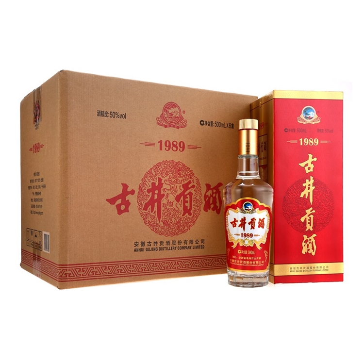 古井贡酒1989 浓香型白酒 50度 500ml*6瓶 整箱装 图1
