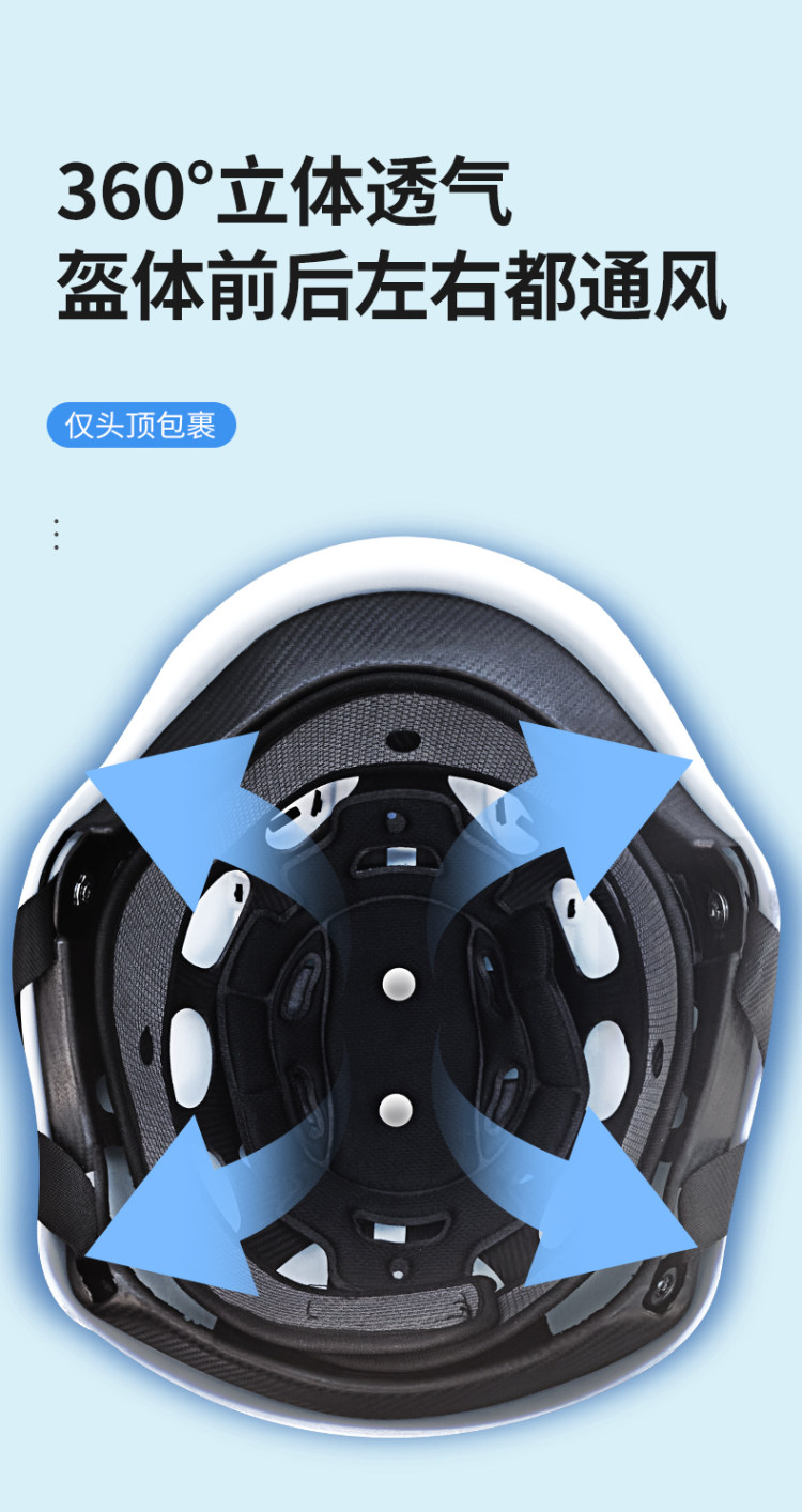 腾缘 冬季电动车防晒安全哈雷头盔 图5