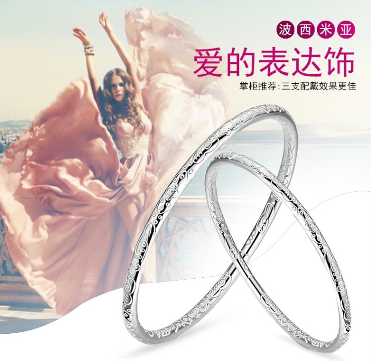 s925手镯实心纯银 可调大小 图7
