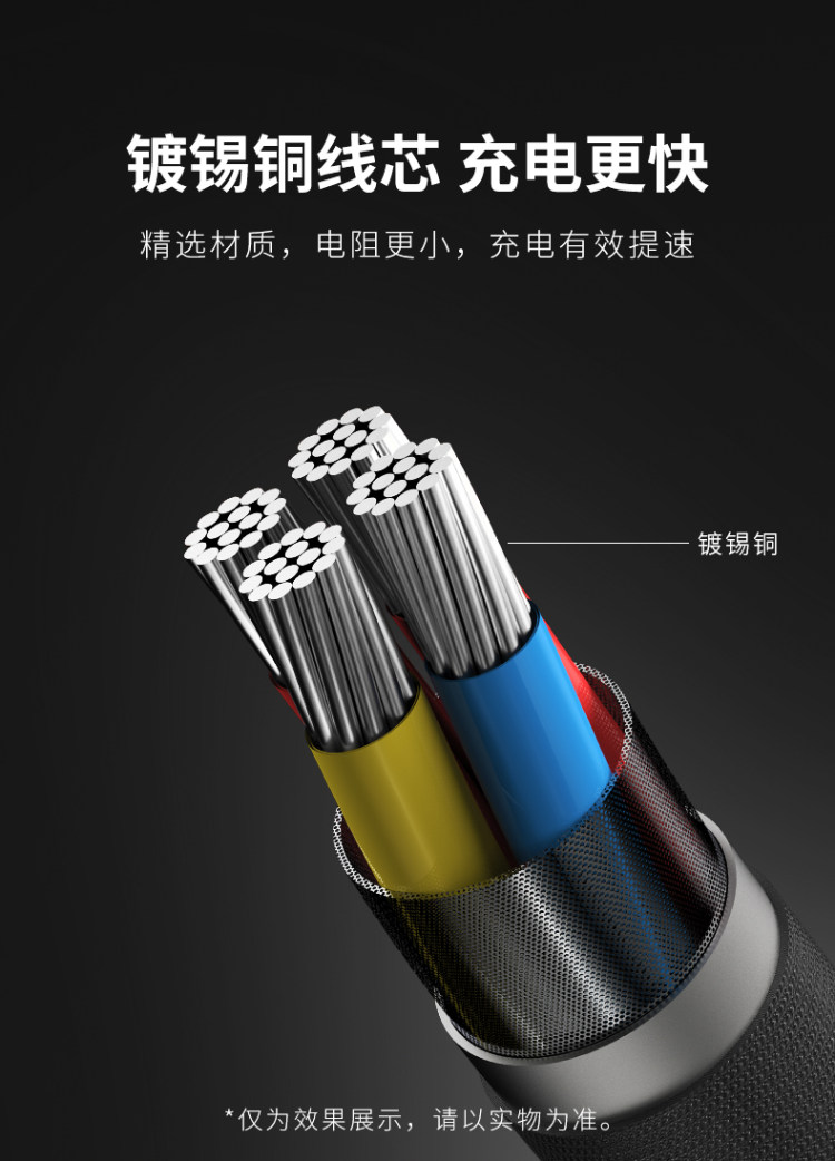 罗马仕 90°双弯头苹果数据线 1米 图4