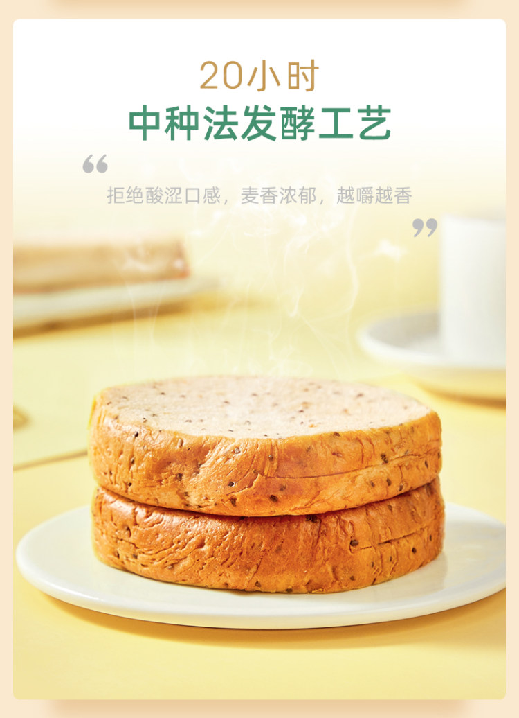 奇亚籽夹馅吐司480g*2箱 图4