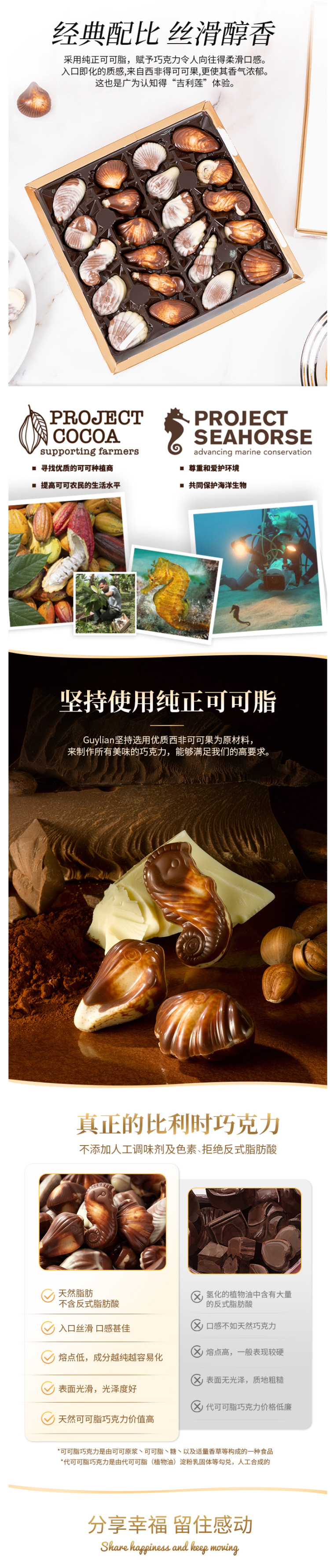 比利时原产 吉利莲 贝壳榛子巧克力 250g 图3