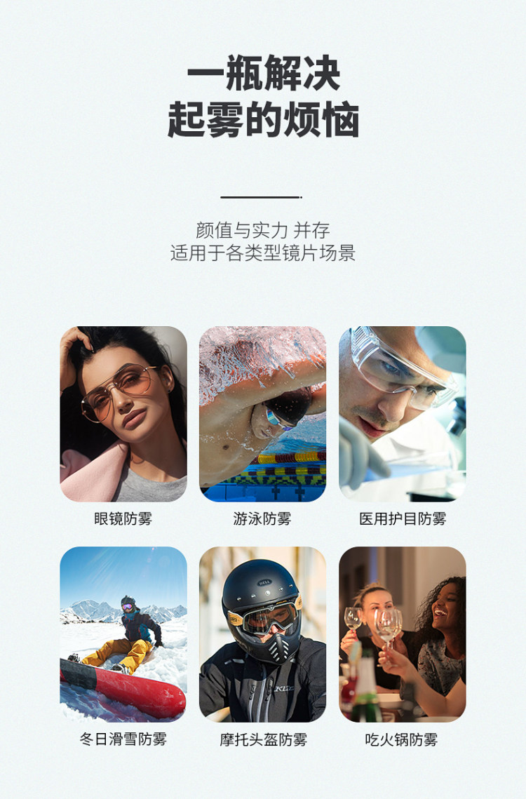 361度 眼镜防雾喷剂15ml 图2