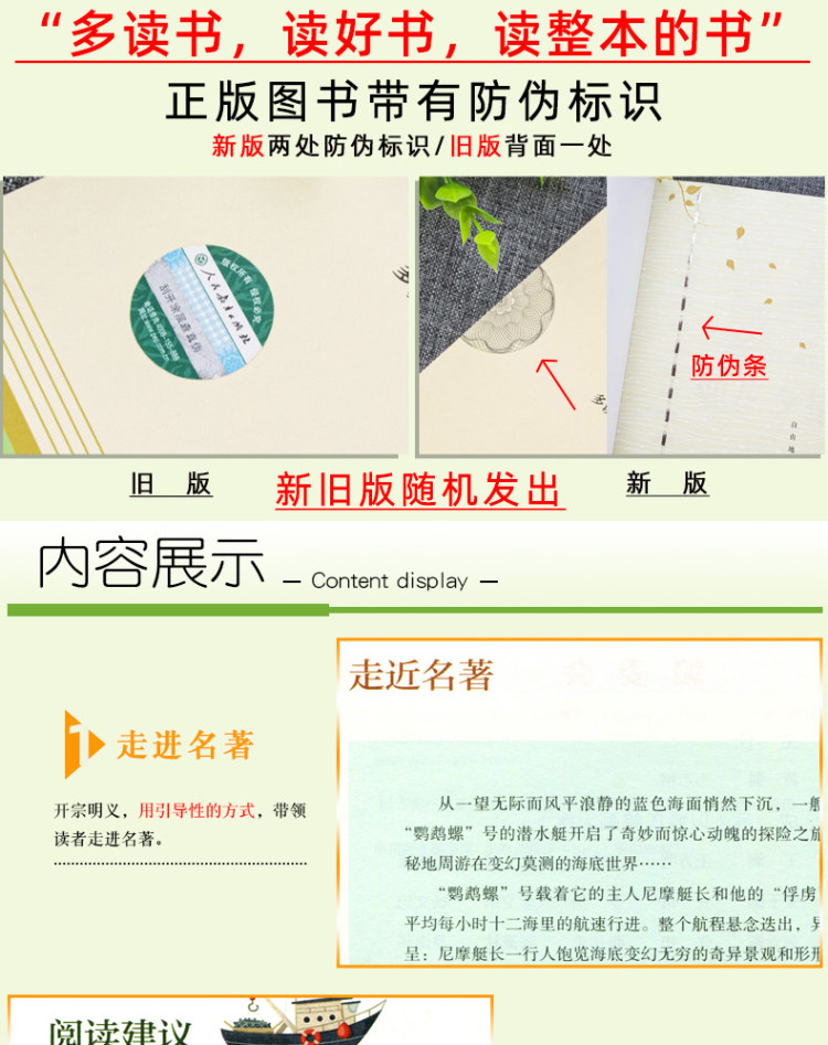 骆驼祥子和海底两万里 四大名著 图3