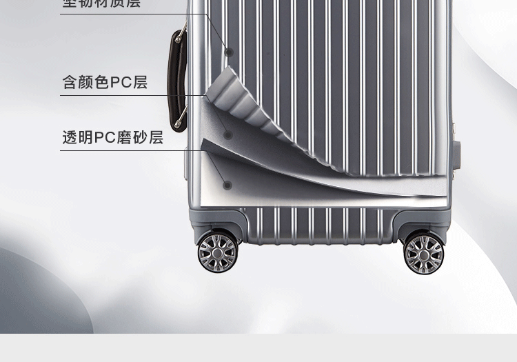 网易严选 行李箱可坐万向轮拉杆箱 图13