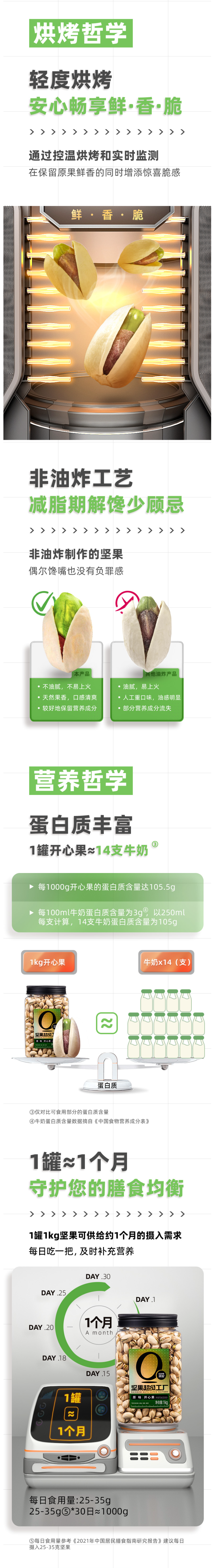 天虹牌 原色无漂白 美国进口开心果 2斤罐装 图4