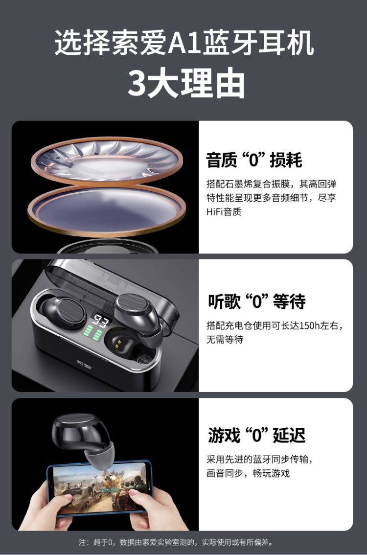 索爱 真无线蓝牙耳机 图3