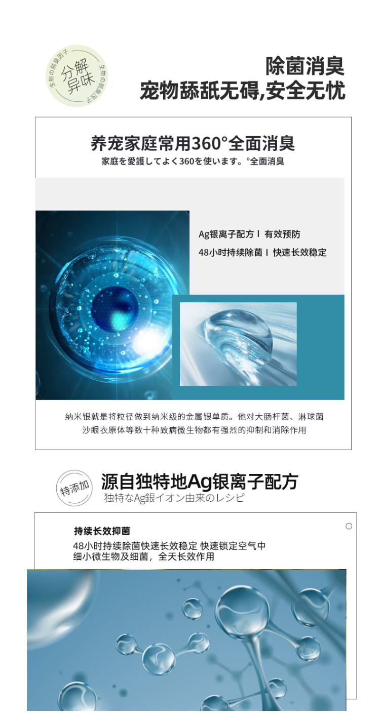 宠物消毒液狗狗除臭剂杀菌喷雾 图3
