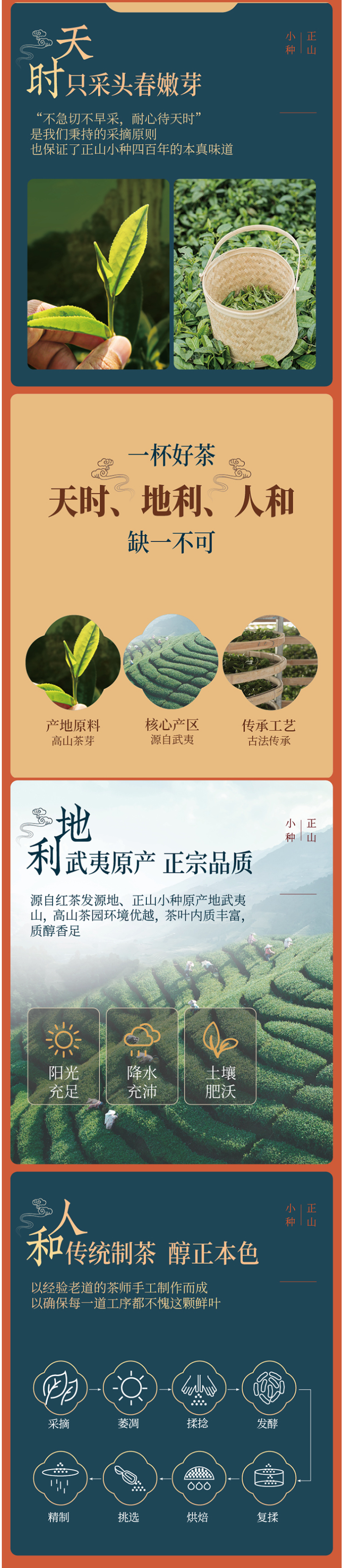 茶人岭 一级浓香型 正山小种红茶 250g*2罐 图2