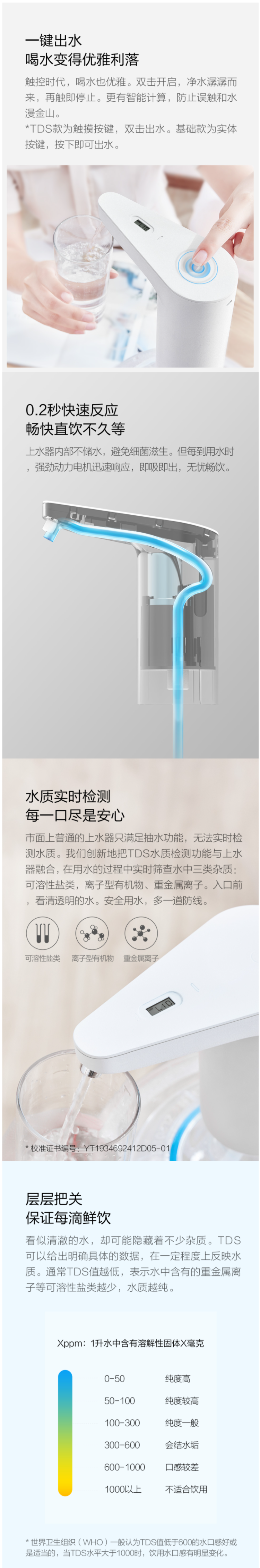 小米生态链 小浪 电动按压自动上水器 图3