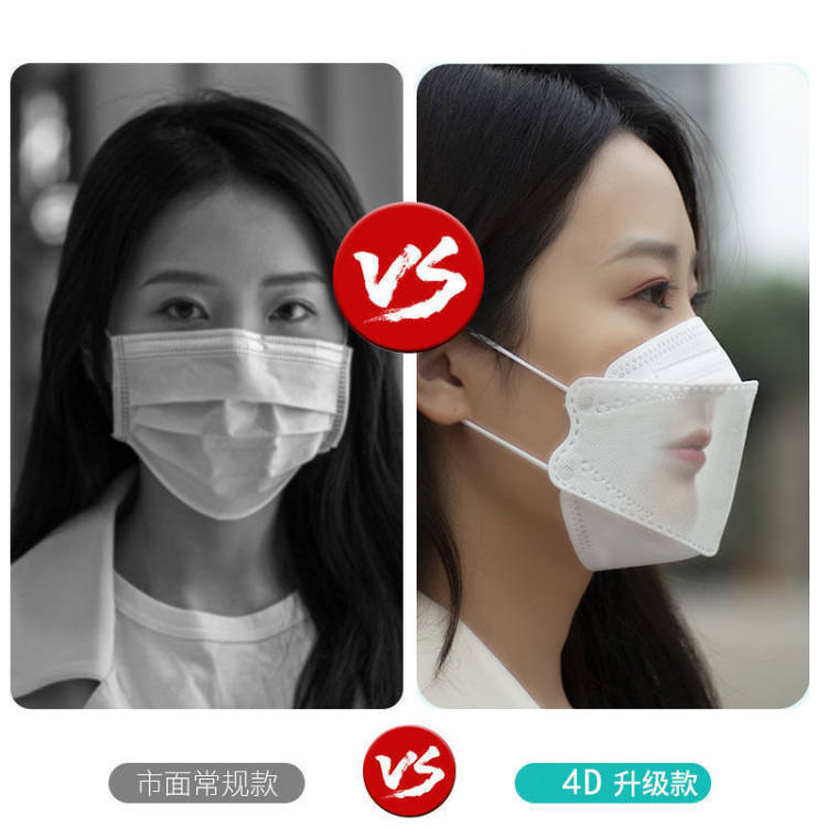 KF94 鱼嘴型柳叶型 立体防护口罩 图5