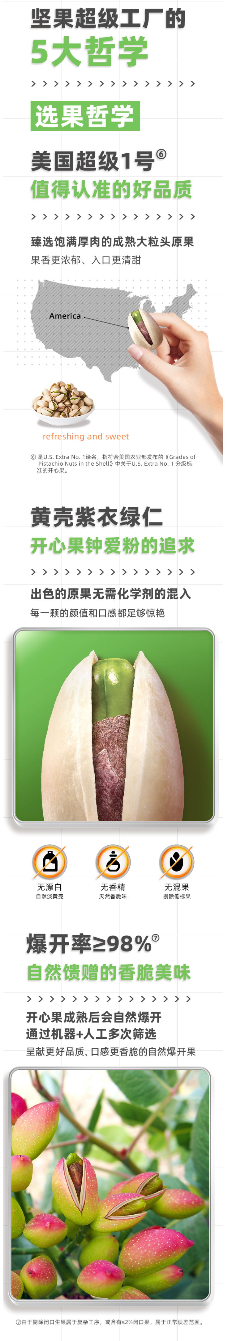 天虹牌 原色无漂白 美国进口开心果 2斤罐装 图3