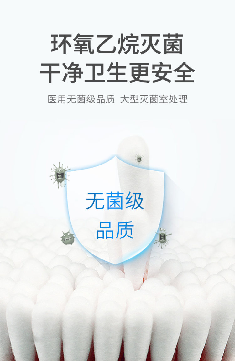 海氏海诺 医用灭菌棉签250支 图5